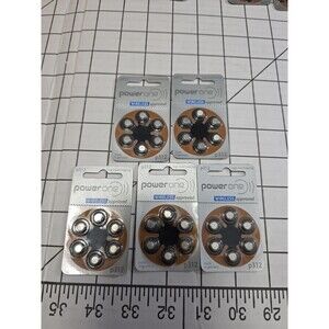 Power One Size p312 Hearing Aid Batteries, 5Pks - 30 batteries, 2024-02